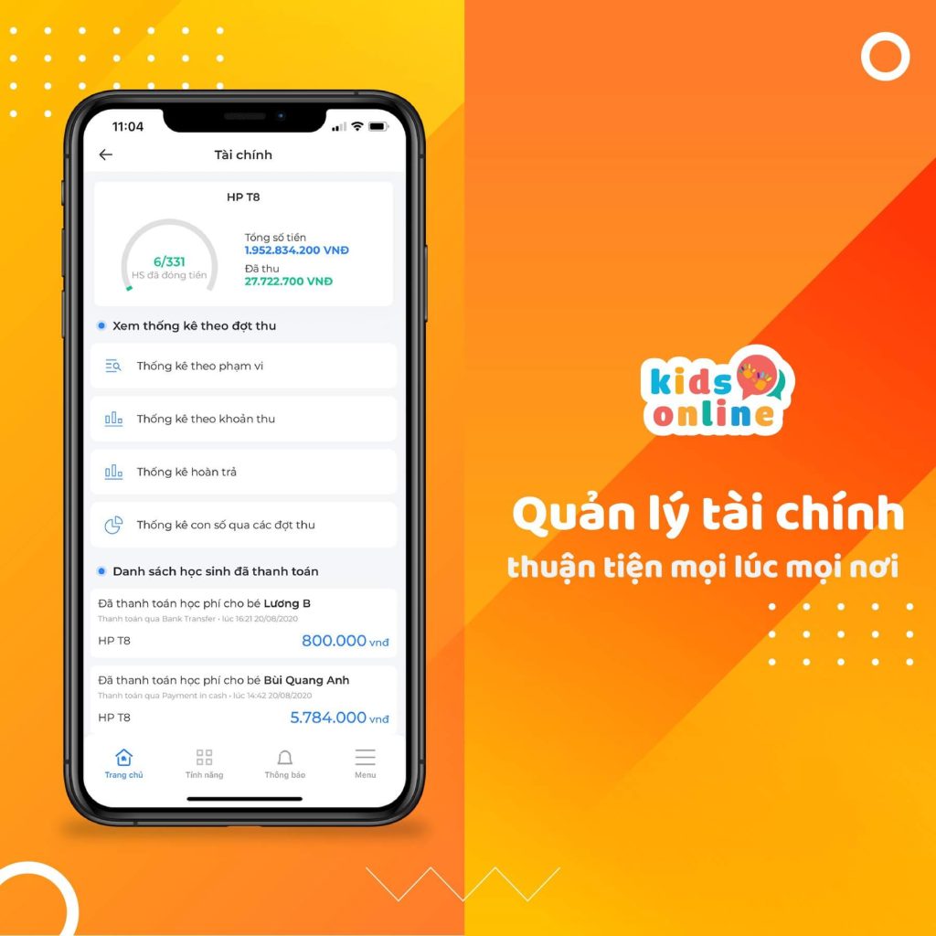 Những tính năng ưu việt mà phần mềm quản lý mầm non miễn phí mang lại 02