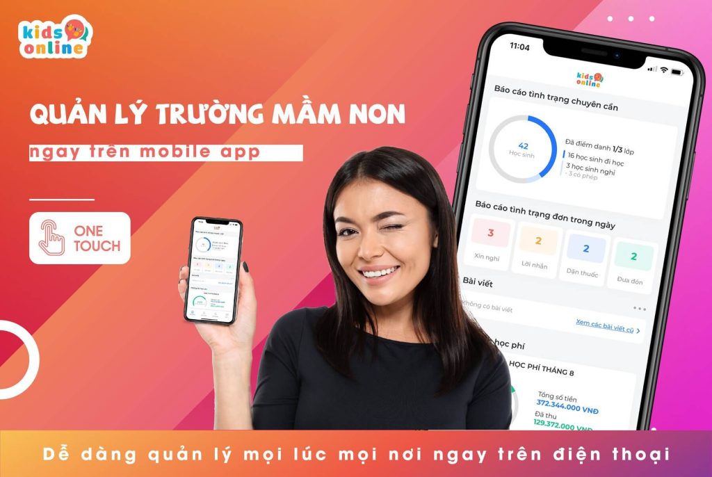 Những tính năng ưu việt mà phần mềm quản lý mầm non miễn phí mang lại 01